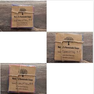 Homemade Eucalyptus Bar Soaps NWT